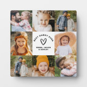 Plaque Photo Collage photo de la Fête des pères Best Daddy Ever (Devant)