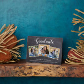 Plaque Photo Collage photo de la finition rustique (Côté)