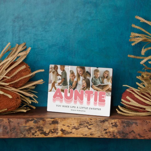 Plaque Photo Collage photo de la jeune cool (Côté)