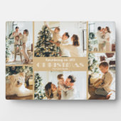 Plaque Photo Collage photo de Noël (Devant)