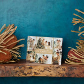 Plaque Photo Collage photo de Noël (Côté)