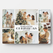 Plaque Photo Collage photo de Noël (Devant)