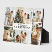 Plaque Photo Collage photo de Noël (Côté)