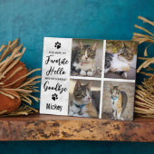 Plaque Photo Collage photo de perte d'animal de compagnie Mémor (Côté)