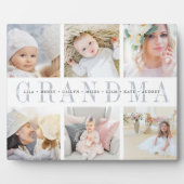 Plaque Photo Collage photo de petits-enfants 8x10 (Devant)