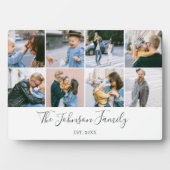 Plaque Photo Collage photo de script Histoires de famille (Devant)