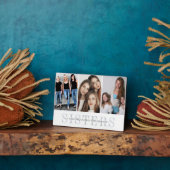 Plaque Photo Collage photo de soeurs personnalisées (Côté)
