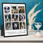 Plaque Photo Collage photo de souvenir d'animal de compagnie po (Côté)