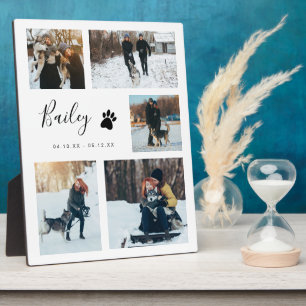 Plaque Photo Collage photo de souvenir de compagnie - Empreinte