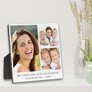 Plaque Photo Collage photo de Tante Love You 3