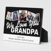 Plaque Photo Collage photo du grand-père cool (Côté)