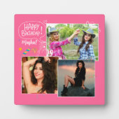 Plaque Photo Collage photo d'un ami sur mesure (Devant)