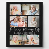 Plaque Photo Collage photo en souvenir affectueux (Devant)