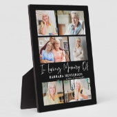 Plaque Photo Collage photo en souvenir affectueux (Côté)