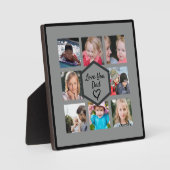 Plaque Photo Collage photo fête des pères (Recto)