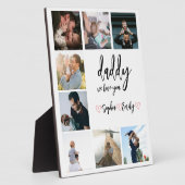 Plaque Photo Collage photo fête des pères (Côté)