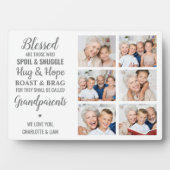 Plaque Photo Collage photo grand-parents (Devant)