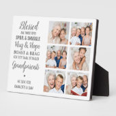 Plaque Photo Collage photo grand-parents (Côté)