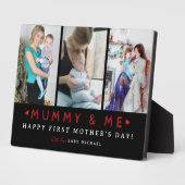Plaque Photo Collage photo mignon 'Mummy & Me' | 1ère mère (Côté)