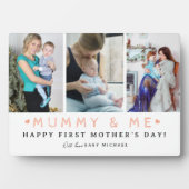 Plaque Photo Collage photo mignon 'Mummy & Me' | 1ère mère (Devant)
