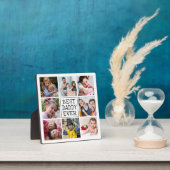 Plaque Photo Collage photo moderne | Meilleur papa (Insitu)