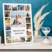 Plaque Photo Collage photo moderne simple 17 (Côté)