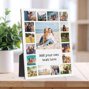 Plaque Photo Collage photo moderne simple 17