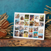 Plaque Photo Collage photo moderne simple 24 (Côté)