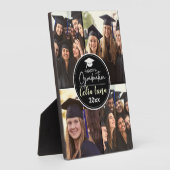 Plaque Photo Collage photo noir et blanc Happy Graduation (Côté)