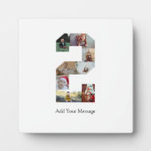 Plaque Photo Collage photo noir et blanc numéro 2 (Devant)