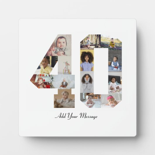 Plaque Photo Collage photo numéro 40 (Devant)