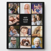 Plaque Photo Collage photo personnalisé 11 (Devant)