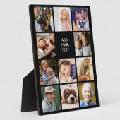 Plaque Photo Collage photo personnalisé 11 (Côté)