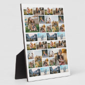 Plaque Photo Collage photo personnalisé 32 (Côté)