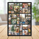 Plaque Photo Collage photo personnalisé 42<br><div class="desc">Faites votre propre plaque d'affichage photo avec 42 de vos souvenirs de photos chères dans un collage photo moderne style grille. Ajoutez simplement vos photos pour un décor photo maison personnalisé ou un cadeau personnalisé pour votre famille et vos amis.</div>