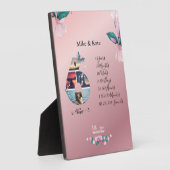 Plaque Photo Collage photo personnalisé 4 8e anniversaire pour  (Côté)