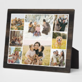Plaque Photo Collage photo personnalisé 8 (Côté)