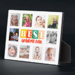 Plaque Photo Collage photo personnalisé Cadeaux grand-mère pers<br><div class="desc">Collage photo personnalisé Cadeaux grand-mère personnalisé</div>