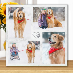 Plaque Photo Collage photo personnalisé d'animaux de compagnie 