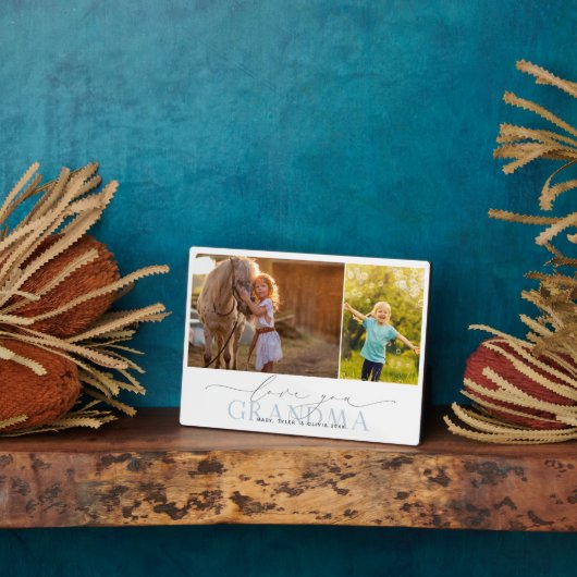 Plaque Photo Collage photo personnalisé de l'amour que vous gra (Côté)