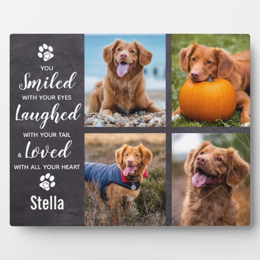 Plaque Photo Collage photo personnalisé Garder le souvenir de l (Devant)
