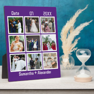 Plaque Photo Collage photo personnalisé pour anniversaire de ma