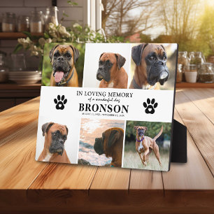 Plaque Photo Collage Photo Pet Memorial Dans Love Memory