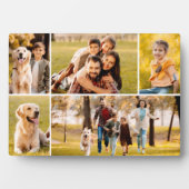 Plaque Photo Collage photo simple 5 (Devant)