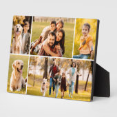 Plaque Photo Collage photo simple 5 (Côté)