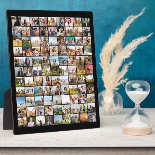 Plaque Photo Collage photo simple moderne 99 (Côté)