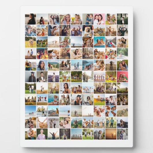Plaque Photo Collage photo simple moderne 99 (Devant)
