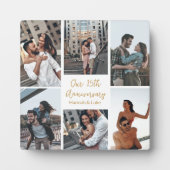 Plaque Photo Collage romantique Couple Anniversaire Photo perso (Devant)