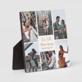 Plaque Photo Collage romantique Couple Anniversaire Photo perso (Recto)