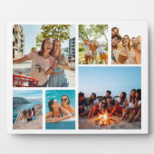 Plaque Photo Collage simple de 6 photos (Devant)